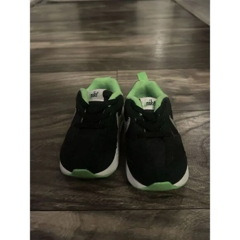 AIR MAX DAWN TODDLER SNEAKERS BLACK/CHROME‎ GREEN STRIKE CHILDREN UNISEX SHOE 5C